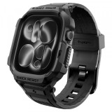 Husa Spigen Rugged Armor Pro pentru Apple Watch Series 12 46mm, Neagra Mata ACS11894