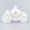Set 2 ornamente brad Pumpkin Cab 10 cm