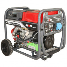 Generator de curent monofazat Senci SC-8000DE, 7 kW, AVR, diesel, pornire electrica foto