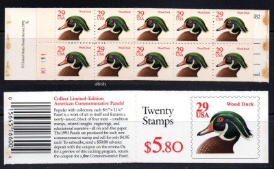 SUA 1991, Fauna, Pasari, serie neuzata, MNH foto