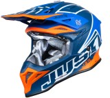 Casca moto/atv JUST1 J39 Thruster, culoare albastru/portocaliu, marime M Cod Produs: MX_NEW KASJUS1235