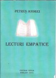 Lecturi empatice - Petrus Andrei, editura Sfera, 2015, carte clasica romana