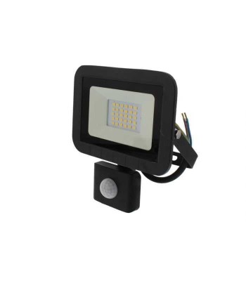Proiector LED cu senzor 20W 1600lm IP44 4000K negru Well foto