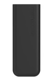 Memobottle sticlă de apă Original Slim 450 ml culoarea negru