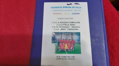 program Turneu de juniori la Volei foto