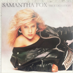 samantha fox true devotion 1987 disc vinyl 12" maxi single muzica disco pop vg+