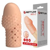 Pretty Love-Geek's Manșon Texturat pentru Penis Natural
