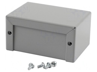Carcasă Universală Aluminiu Gri 56x81x41mm foto