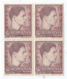 Romania, LP 220/1947, Camp. Balcanice de Atletism (supr.), bloc 4, eroare, MNH, Nestampilat