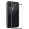 Folie Sticla Tempered Glass iPhone X iPhone XS 4D/5D Full Glue Fullcover Black Aluminium Frame Spate