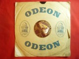 Disc Odeon cu Melodiile Valencia si Fleur d&#039;Amour ,voce Reginald Foort ,interbel