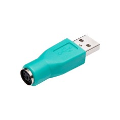Adaptor PS2 mama - USB tata, pentru mouse tastatura, verde