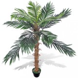 Palmier de cocos artificial, cu ghiveci, 140 cm