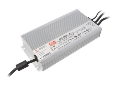 Alimentator LED 600W 24V 25A IP67 foto