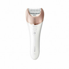 Epilator Philips Satinelle Advanced Wet &amp;amp; Dry BRE650/00, 32 Puncte de prindere, 2 viteze, Acumulator, Alb foto