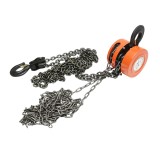 Palan manual cu lant 2 tone, lungime lant 3 m, carlig cu siguranta
