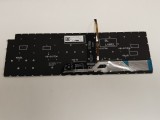 Tastatura Laptop, Dell, Inspiron 16 Plus 7610, P107F, P107F001, iluminata, gri deschis, layout US