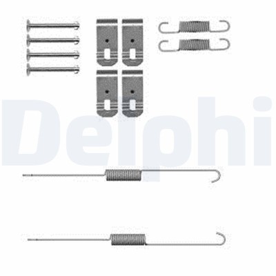 DELPHI LY1382 Set accesorii, sabot de frana foto