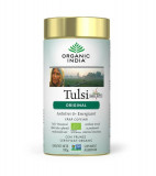 ORGANIC INDIA Ceai Tulsi (Busuioc Sfant) Original | Antistres Natural &amp; Energizant 100g