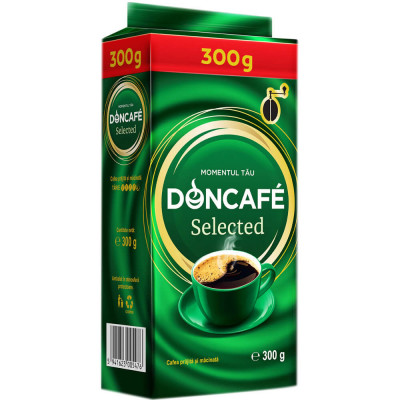 Cafea Macinata Doncafe Selected, 300g, Cafea in Pachet, Cafea in Vacum Doncafe Elite, Cafea Doncafe Elite, Cafea Macinata Cofeinizata, Cafea cu Cofein foto