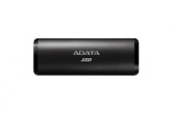 SSD. extern ADATA SE760, 256GB, 2.5 inch, USB 3.2 Type-C, R/W: 1000/800 MB/s, negru, &quot;ASE760-256GU32G2BK&quot; (timbru verde 0.18 lei)