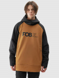 Cumpara ieftin Hanorac de snowboard din softshell membrana 5000 pentru bărbați - bej, 4F Sportswear