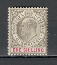 Gibraltar.1903 Regele Eduard VII filigran 1 1 buc. SG.4 foto