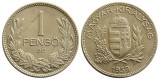 a553 UNGARIA 1 PENGO 1939 ARGINT XF+, aUNC
