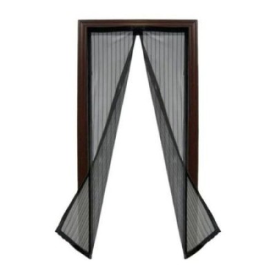 Plasa Usa cu Inchidere Magnetica Magic Mesh pentru Tantari, Muste sau Alte Insecte, Dimensiuni 210x105cm foto