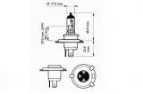 BEC FAR H4 12V 60/55W P43T BASIC SCT