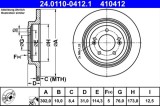 Disc frana ATE 24.0110-0412.1