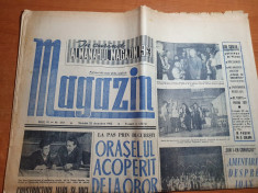 magazin 22 decembrie 1962-art.orasul bucuresti,constructorii din turnu severin foto