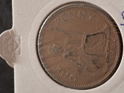One penny 1966 foto