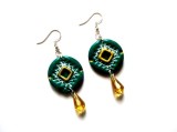 cercei fimo cu motiv traditional 48782