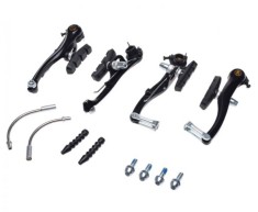 Set frane v-brake, fata-spate, culoare negru Cod:AWR0264