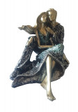 Cumpara ieftin Statueta decorativa, Cuplu de Indragostiti, Multicolor, 18 cm, GXL011