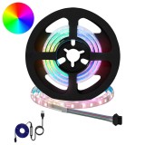 vidaXL Bandă LED 2 pcs Negru și transparent 550 mm Cupru și Plastic 3429098