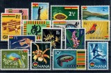 Cumpara ieftin Ghana 1959 - National Symbols, pasari, orhidee, serie neuzata