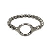 Inel argint 925 bobite cu cerc, m 53
