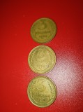 Lot 3 monede Rusia (URSS): 3 copeici 1954 + 1955 + 1956 [poze]. Discount conform descriere [10 - 20 %. Vezi descrierea.].