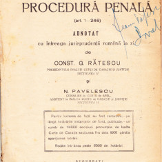 AS - CONSTANTIN G. RATESCU - CODUL DE PROCEDURA PENALA ADNOTAT