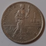 Rom&acirc;nia, 1 Leu 1910, Argint.