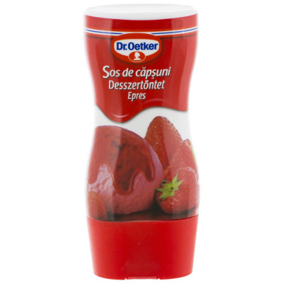 Topping Desert cu Gust de Capsuni Dr.Oetker, 200g, Topping, Topping cu Capsuni, Topping Desert, Topping Dr.Oetker, Topping Desert Dr.Oetker, Topping D foto