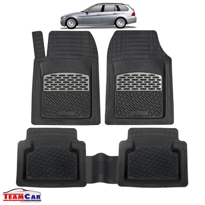 BMW Seria 3 E91 Touring, Break (2005&amp;ndash;2012) Covorase Auto TeamCar&amp;reg; Tip Tavita Compatibile Silver foto