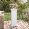 VidaXL Suport pentru flori, alb, 40x40x90 cm, lemn masiv de pin 823635