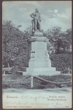 957 - TIMISOARA, Statue, Park, Litho, Romania - old postcard - used - 1900