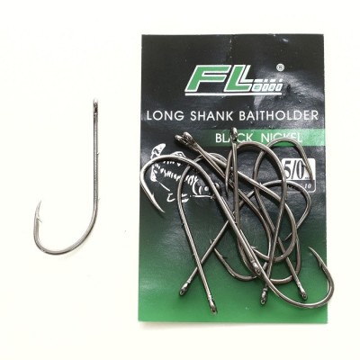 CARLIGE FL LONG SHANK BAITHOLDER 10BUC/PLIC MARIME 6/0 foto