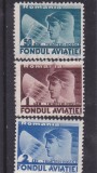 ROMANIA 1936 TRIMITERI POSTALE FONDUL AVIATIEI SERIE MNH