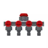 Conexiune cvadrupla pentru robinet 1/2&amp;quot;-3/4&amp;quot;-1&amp;quot;, fisa, Dedra