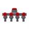 Conexiune cvadrupla pentru robinet 1/2&amp;quot;-3/4&amp;quot;-1&amp;quot;, fisa